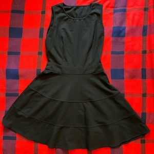 Black Flare Skater Dress